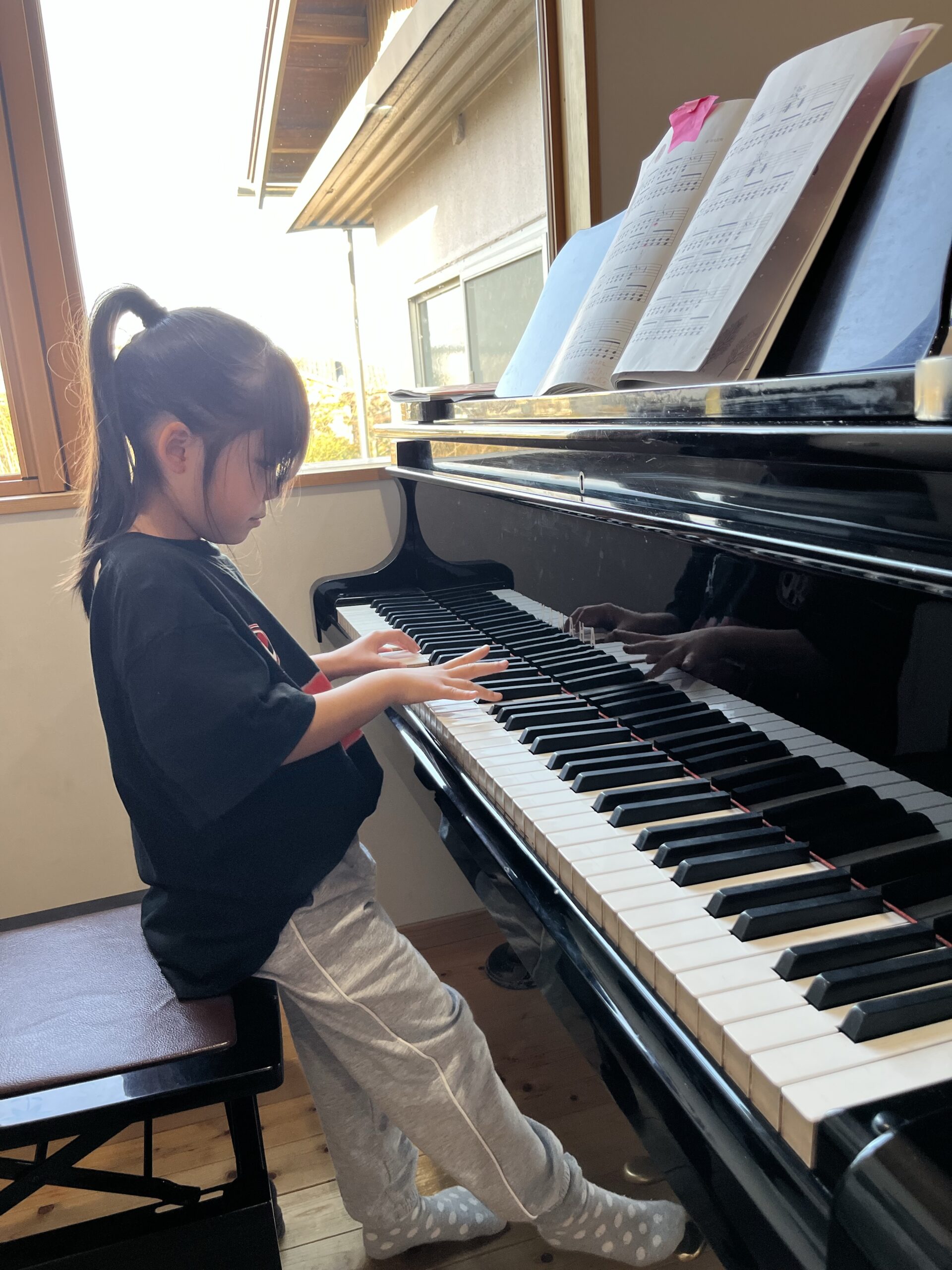 ピアノ☀️〝森のかもつれっしゃ〟力が抜けて何度でも続けて弾けちゃう